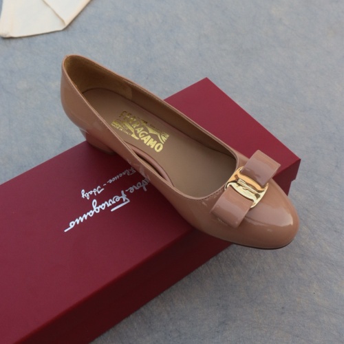 Replica Salvatore Ferragamo Flat Shoes For Women #1099063 $96.00 USD for Wholesale