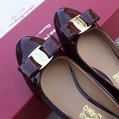 Replica Salvatore Ferragamo Flat Shoes For Women #1099067 $96.00 USD for Wholesale