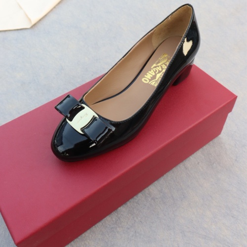 Replica Salvatore Ferragamo Flat Shoes For Women #1099069 $96.00 USD for Wholesale