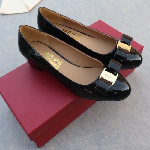 Replica Salvatore Ferragamo Flat Shoes For Women #1099069 $96.00 USD for Wholesale