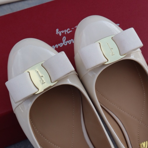 Replica Salvatore Ferragamo Flat Shoes For Women #1099070 $96.00 USD for Wholesale