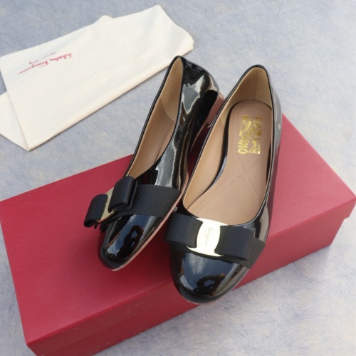 Salvatore Ferragamo Flat Shoes For Women #1099079 $96.00 USD, Wholesale Replica Salvatore Ferragamo Flat Shoes