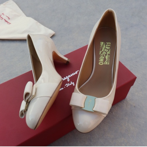 Salvatore Ferragamo High-Heeled Shoes For Women #1099080 $96.00 USD, Wholesale Replica Salvatore Ferragamo High-Heeled Shoes