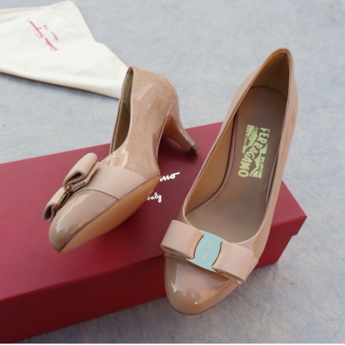 Salvatore Ferragamo High-Heeled Shoes For Women #1099082 $96.00 USD, Wholesale Replica Salvatore Ferragamo High-Heeled Shoes