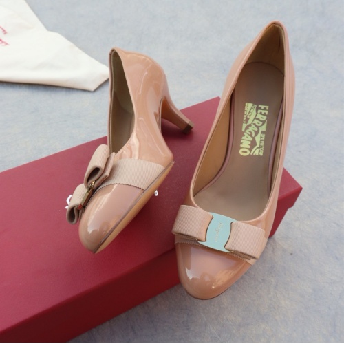 Salvatore Ferragamo High-Heeled Shoes For Women #1099083 $96.00 USD, Wholesale Replica Salvatore Ferragamo High-Heeled Shoes