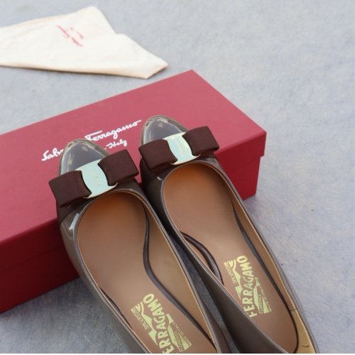 Replica Salvatore Ferragamo High-Heeled Shoes For Women #1099085 $96.00 USD for Wholesale