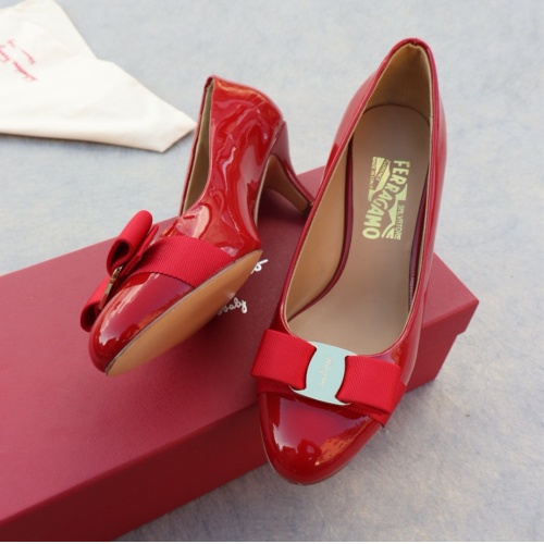 Salvatore Ferragamo High-Heeled Shoes For Women #1099086 $96.00 USD, Wholesale Replica Salvatore Ferragamo High-Heeled Shoes