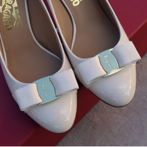 Replica Salvatore Ferragamo High-Heeled Shoes For Women #1099090 $96.00 USD for Wholesale