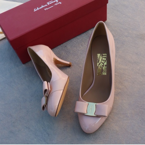 Salvatore Ferragamo High-Heeled Shoes For Women #1099091 $96.00 USD, Wholesale Replica Salvatore Ferragamo High-Heeled Shoes
