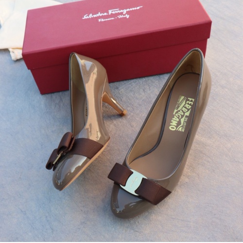 Salvatore Ferragamo High-Heeled Shoes For Women #1099094