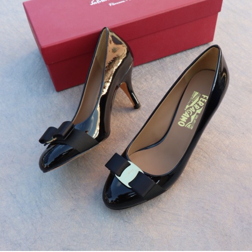 Salvatore Ferragamo High-Heeled Shoes For Women #1099098 $96.00 USD, Wholesale Replica Salvatore Ferragamo High-Heeled Shoes