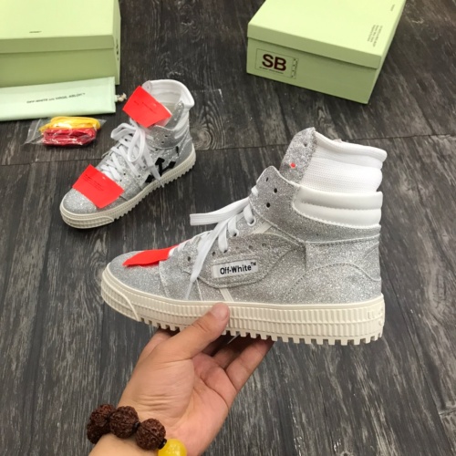 Replica Off-White High Tops Shoes For Women #1099174 $100.00 USD for Wholesale