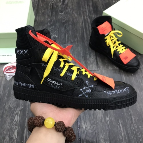 Replica Off-White High Tops Shoes For Women #1099176 $105.00 USD for Wholesale