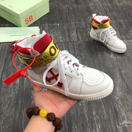 Replica Off-White High Tops Shoes For Men #1099177 $100.00 USD for Wholesale