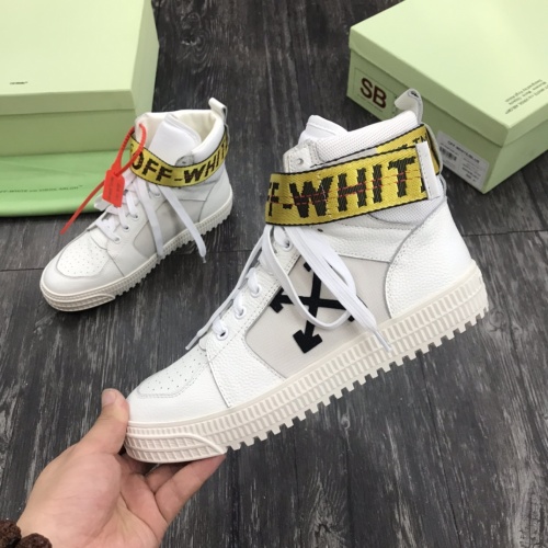 Off-White High Tops Shoes For Men #1099179 $100.00 USD, Wholesale Replica Off-White High Tops Shoes