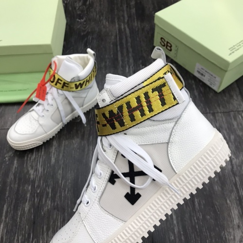 Replica Off-White High Tops Shoes For Men #1099179 $100.00 USD for Wholesale