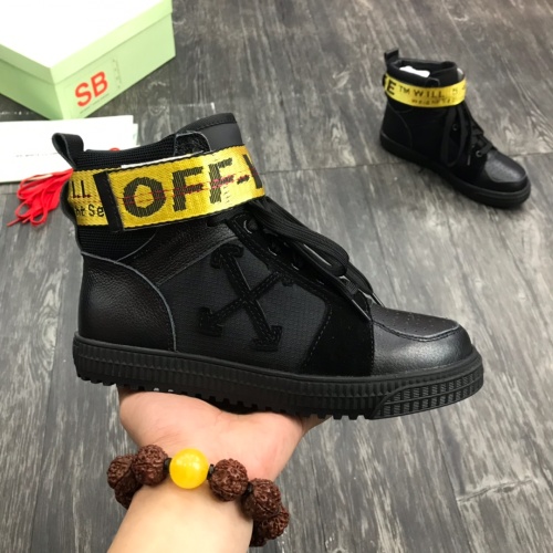 Replica Off-White High Tops Shoes For Men #1099181 $100.00 USD for Wholesale
