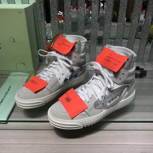 Off-White High Tops Shoes For Men #1099183 $105.00 USD, Wholesale Replica Off-White High Tops Shoes