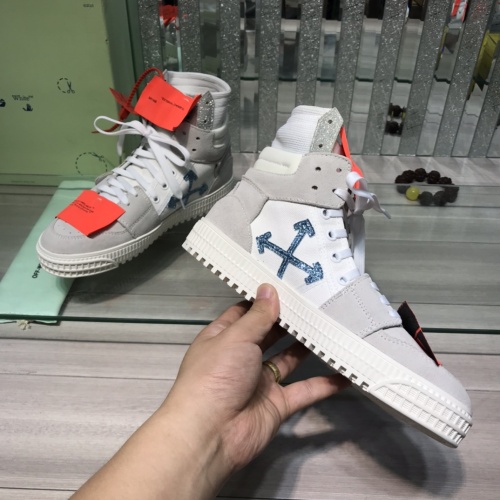 Replica Off-White High Tops Shoes For Women #1099184 $105.00 USD for Wholesale