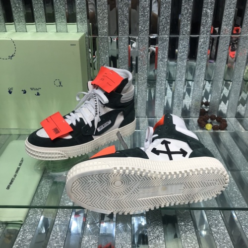 Replica Off-White High Tops Shoes For Men #1099189 $105.00 USD for Wholesale