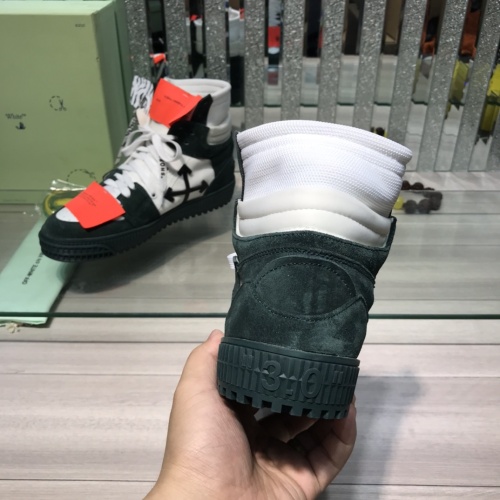 Replica Off-White High Tops Shoes For Men #1099191 $105.00 USD for Wholesale