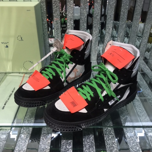 Off-White High Tops Shoes For Men #1099193 $105.00 USD, Wholesale Replica Off-White High Tops Shoes