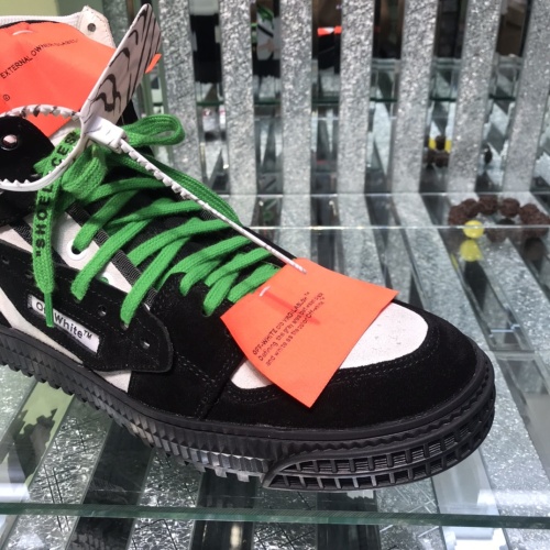Replica Off-White High Tops Shoes For Men #1099193 $105.00 USD for Wholesale
