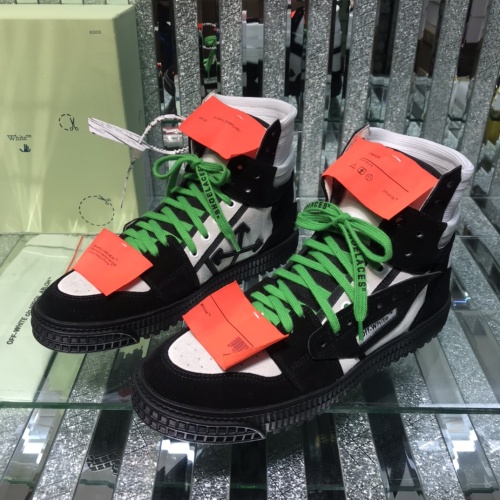 Off-White High Tops Shoes For Men #1099195 $105.00 USD, Wholesale Replica Off-White High Tops Shoes