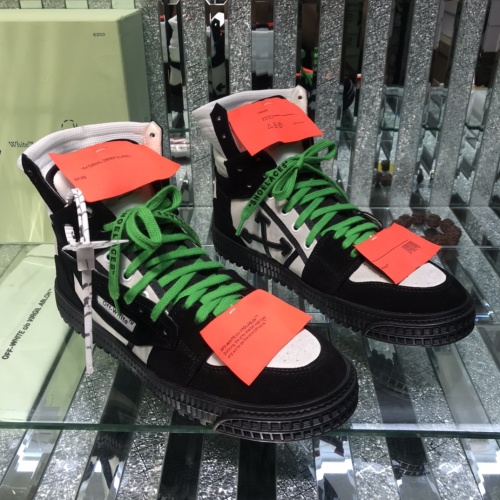 Replica Off-White High Tops Shoes For Women #1099196 $105.00 USD for Wholesale
