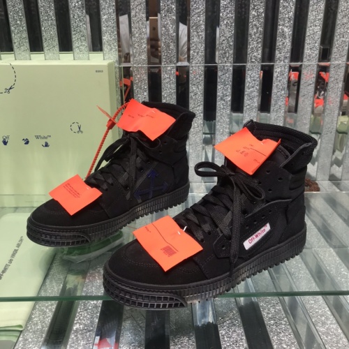 Off-White High Tops Shoes For Men #1099197 $105.00 USD, Wholesale Replica Off-White High Tops Shoes