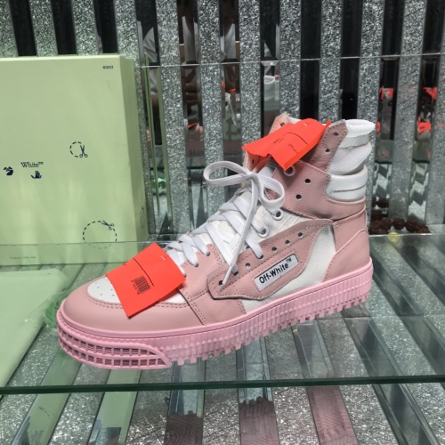 Replica Off-White High Tops Shoes For Men #1099203 $105.00 USD for Wholesale