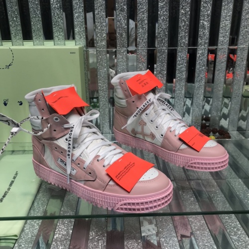 Replica Off-White High Tops Shoes For Women #1099204 $105.00 USD for Wholesale