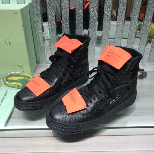 Off-White High Tops Shoes For Women #1099208 $105.00 USD, Wholesale Replica Off-White High Tops Shoes