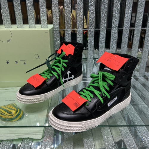 Off-White High Tops Shoes For Men #1099209 $105.00 USD, Wholesale Replica Off-White High Tops Shoes