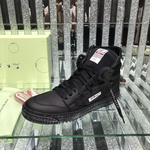 Replica Off-White High Tops Shoes For Men #1099213 $108.00 USD for Wholesale