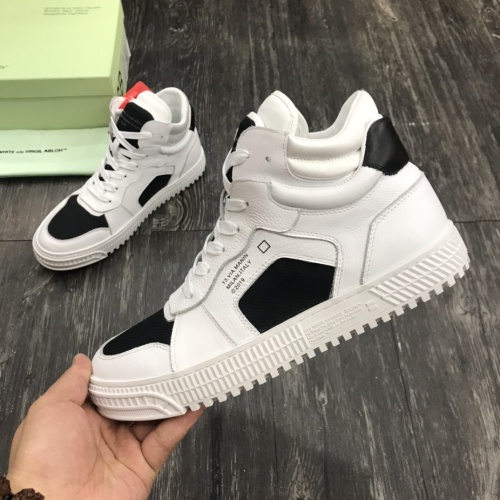 Off-White High Tops Shoes For Men #1099215 $102.00 USD, Wholesale Replica Off-White High Tops Shoes
