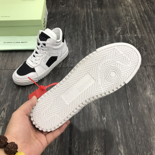 Replica Off-White High Tops Shoes For Men #1099215 $102.00 USD for Wholesale