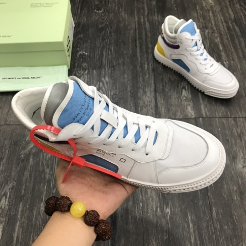 Replica Off-White High Tops Shoes For Men #1099216 $102.00 USD for Wholesale