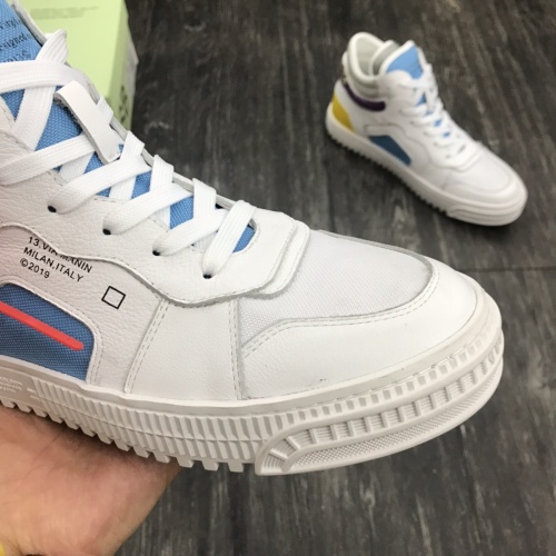 Replica Off-White High Tops Shoes For Men #1099216 $102.00 USD for Wholesale