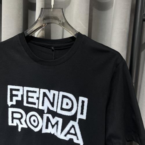 Replica Fendi T-Shirts Short Sleeved For Unisex #1099370 $36.00 USD for Wholesale