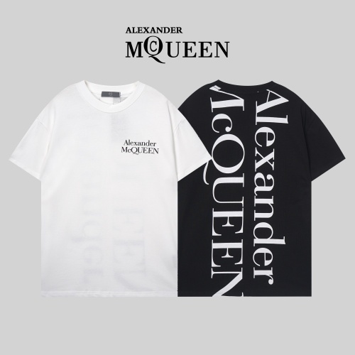 Replica Alexander McQueen T-shirts Short Sleeved For Unisex #1099392 $32.00 USD for Wholesale