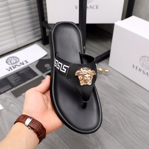 Replica Versace Slippers For Men #1099408 $42.00 USD for Wholesale