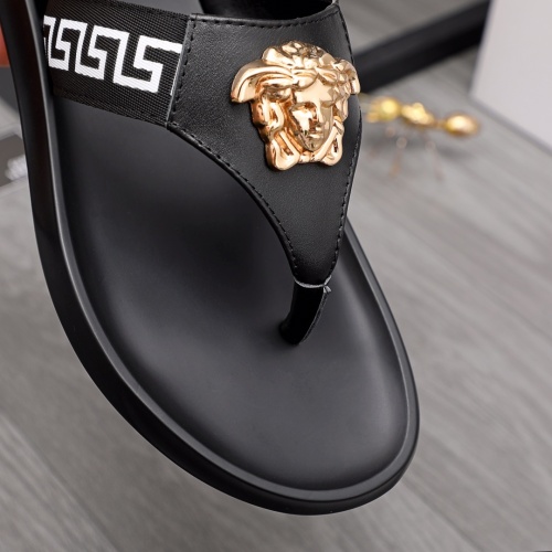 Replica Versace Slippers For Men #1099408 $42.00 USD for Wholesale