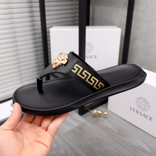 Replica Versace Slippers For Men #1099409 $42.00 USD for Wholesale