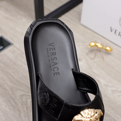 Replica Versace Slippers For Men #1099576 $42.00 USD for Wholesale