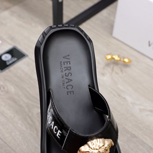 Replica Versace Slippers For Men #1099577 $42.00 USD for Wholesale