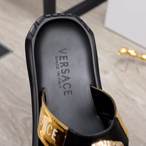 Replica Versace Slippers For Men #1099578 $42.00 USD for Wholesale