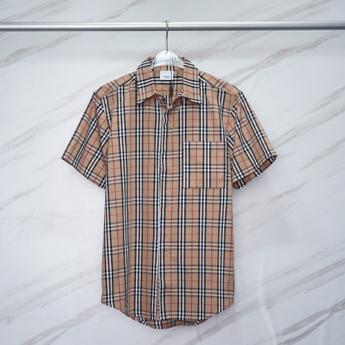 Replica Burberry Shirts Short Sleeved For Unisex #1099587 $32.00 USD for Wholesale