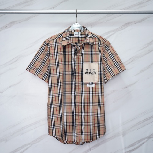 Burberry Shirts Short Sleeved For Unisex #1099588 $34.00 USD, Wholesale Replica Burberry Shirts