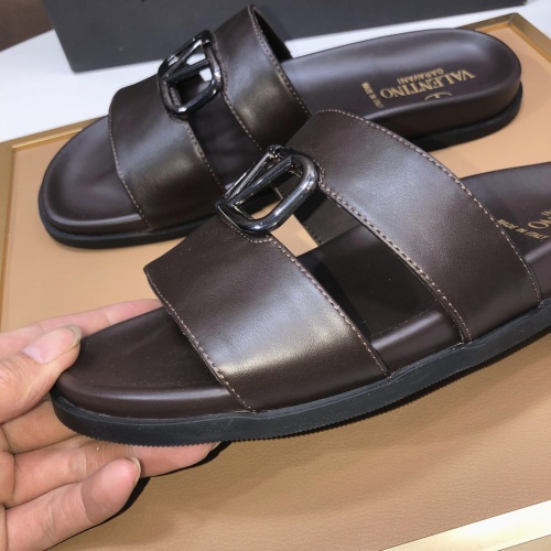 Replica Valentino Slippers For Men #1099636 $82.00 USD for Wholesale